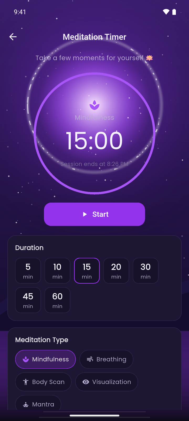 Meditation timer